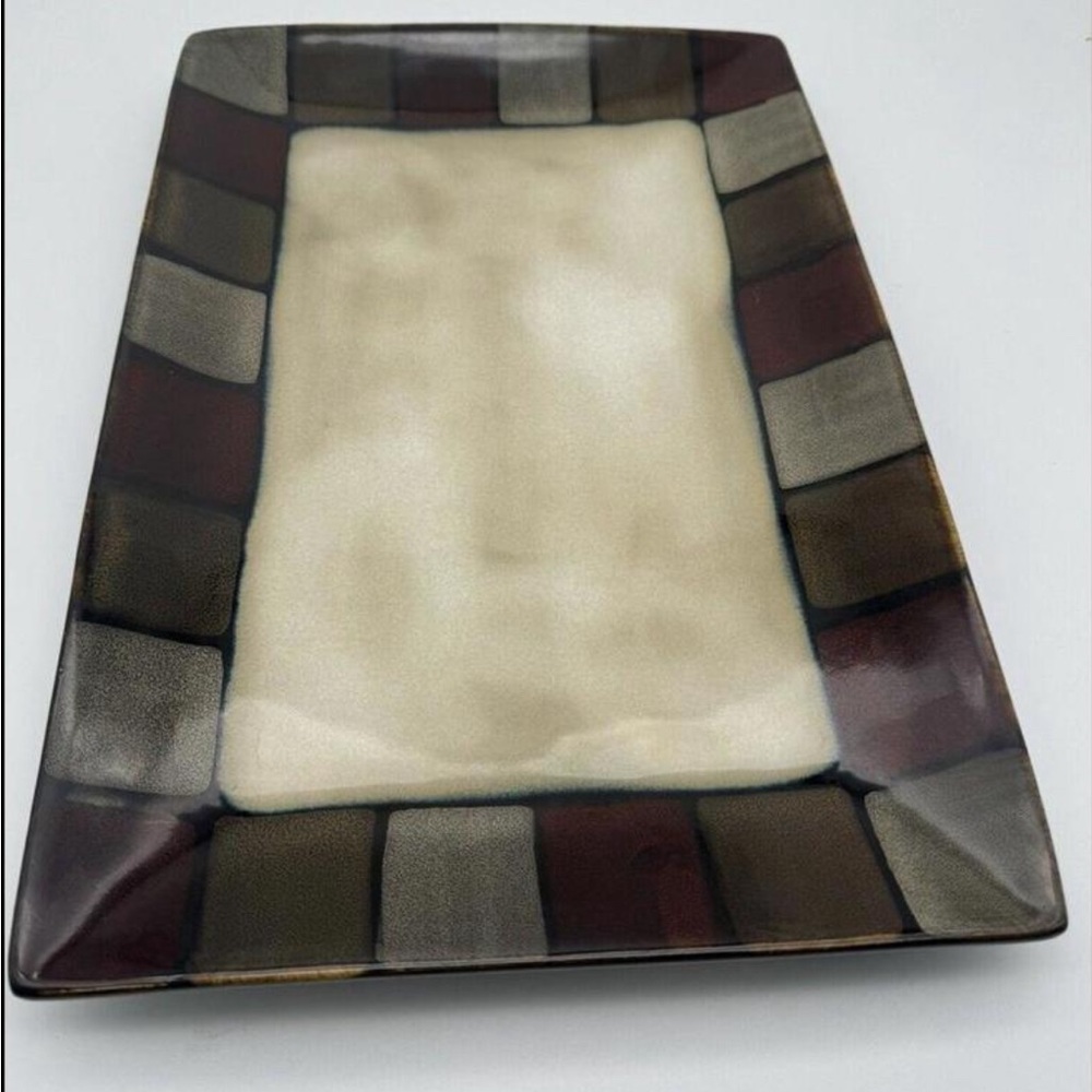 Pfaltzgraff Taos Stoneware Rectangular Serving Platter 14”x10”